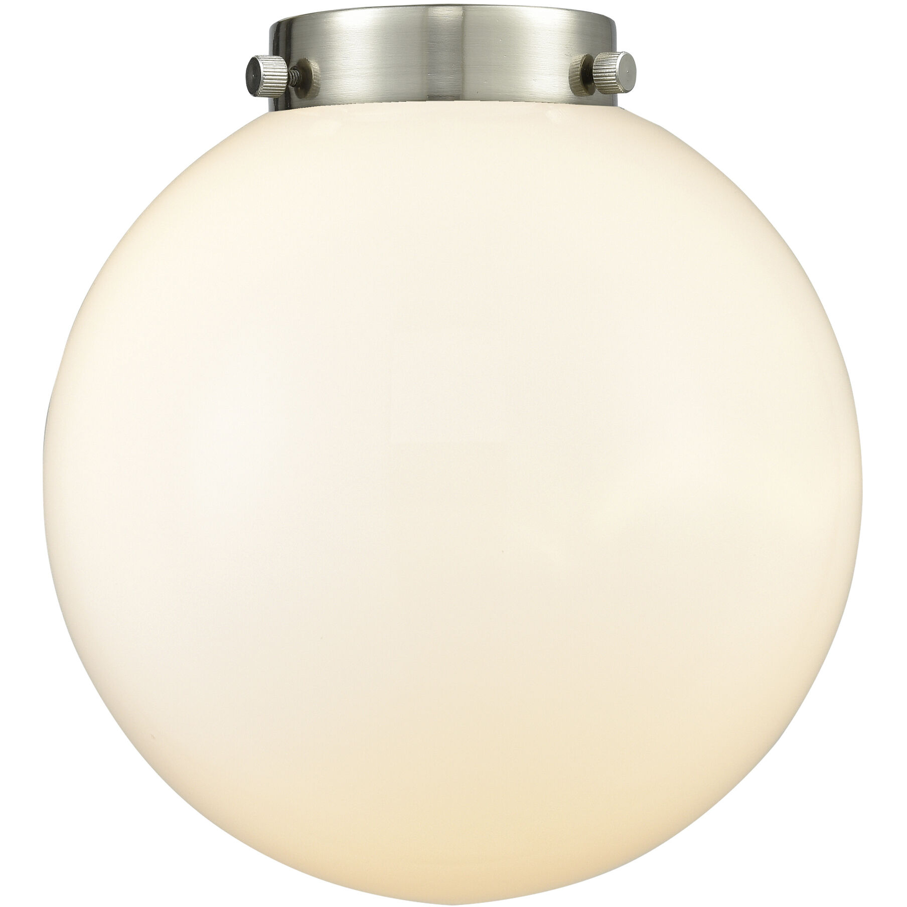Beacon 1 Light 8 inch Antique Copper Mini Pendant Ceiling Light in Matte White Glass